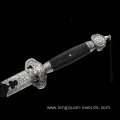 Cupronicke Relief Peony Sword Elegant Metal Steel Crafts Exquisite Gifts